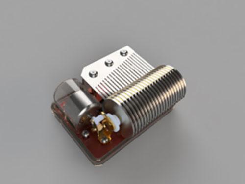the first 3D model illustration of programmable music box Muro Box