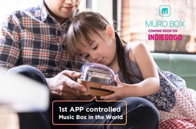 智慧音樂盒Muro Box的美國群募專案封面照片