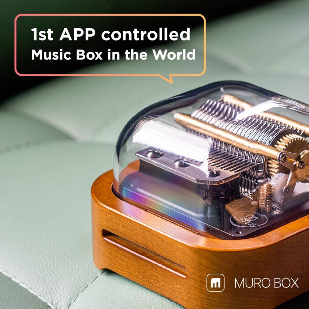 深色版智慧音樂盒Muro Box