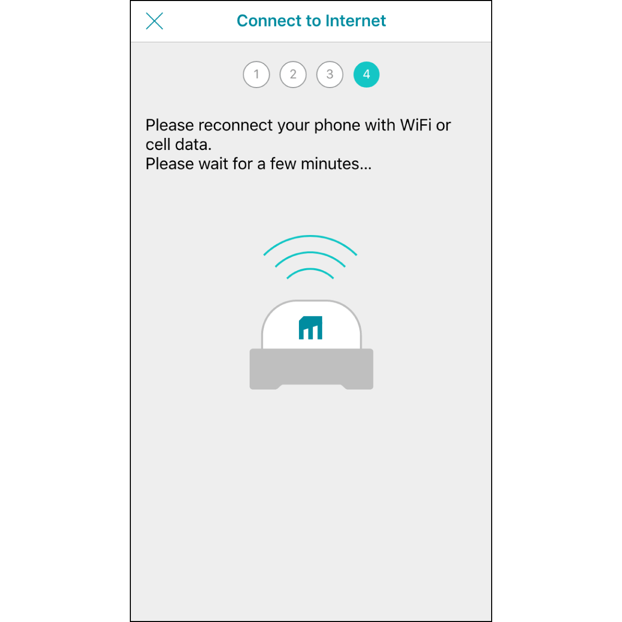 10. Connect to Personal HotspotGo back to Muro Box app, wait 30 seconds for Muro Box to connect to your Personal Hotspot.
