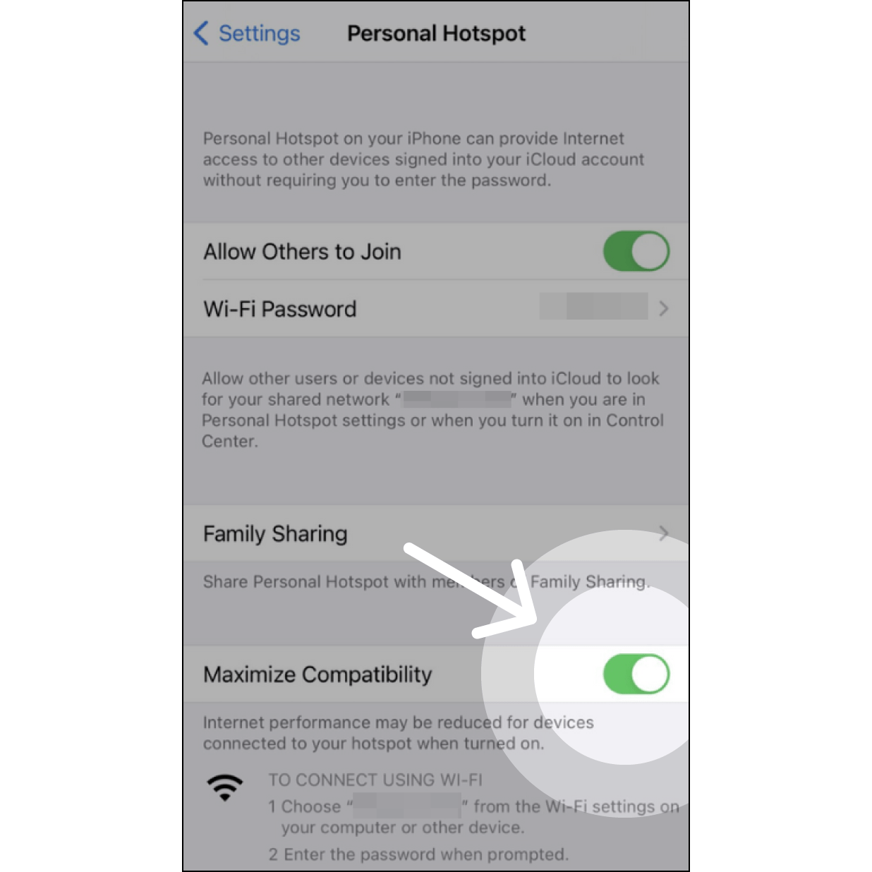 If you use iPhone 12, in the “Settings Page” > “Hotspot”, there is a new "Maximize Compatibility" toggle that needs to be enabled. Then your Muro Box can use your iPhone 12's hotspot for connection setting.