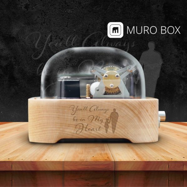 Lite 版本音樂盒木盒雷射雕刻範例