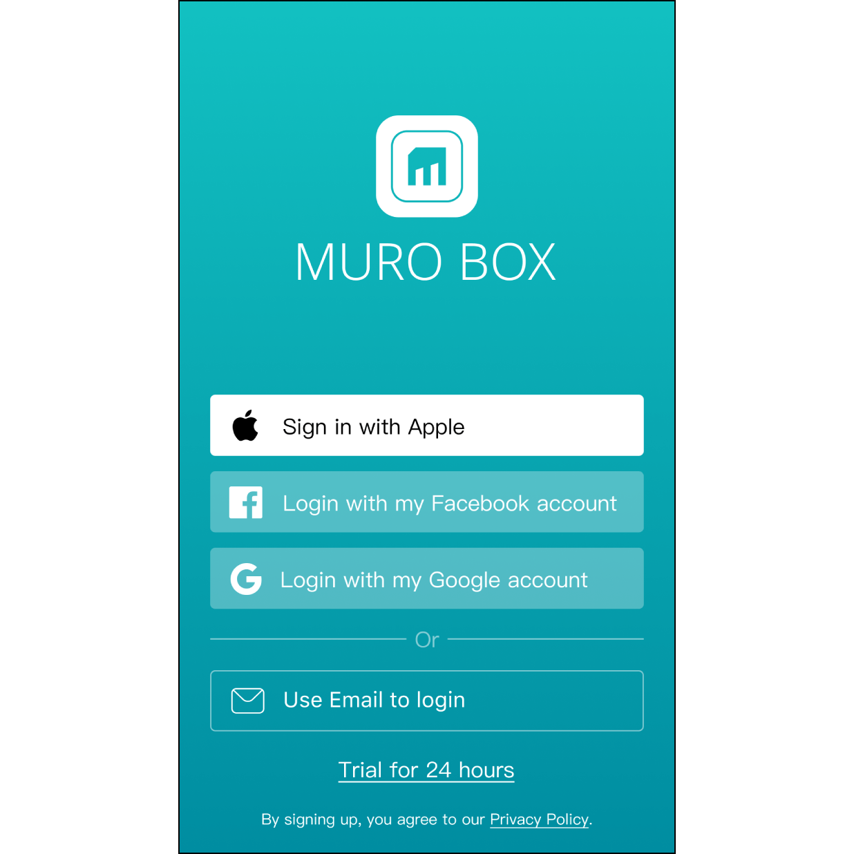4. Log in to Muro Box APP If it’s not yet logged in, it will go to the login page, then to the edit melody information page