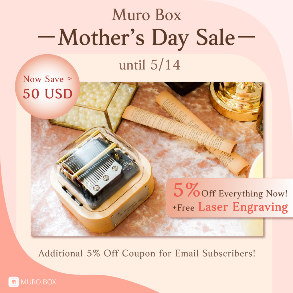 Mother's Day Sale until 5/14/2023