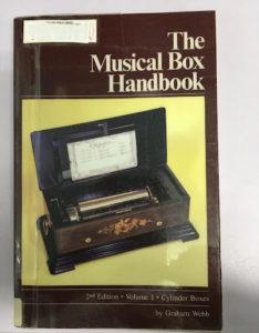 We also purchased the above a music box handbook based on Siegfried’s suggestion.