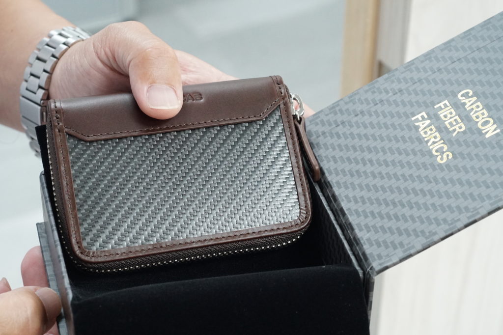 Carbon fiber can be used in many products, musical instruments and wallets are just two types.