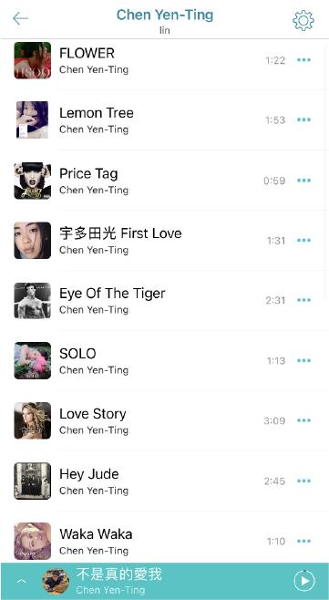 When you search for my English name "Chen Yen-Ting" in the Muro Box App's music library, you'll find the tracks I've publicly shared. Currently, the majority are in Chinese, but there are also Japanese and English songs. Recently (August 2023), I've just reached the milestone of sharing 100 songs on the app. I hope you all will enjoy them.