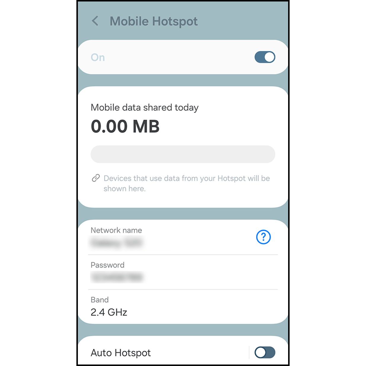 10.Turn on Personal Hotspot
While it is reconnecting, please go to the setting page to turn on the personal hotspot.
