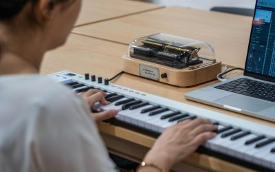 Play with a MIDI keyboard and edit with music composition software on your laptop for Muro Box-N40 Standard music box.